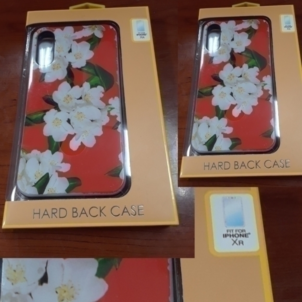Hard Back iPhone XR Floral Print Case